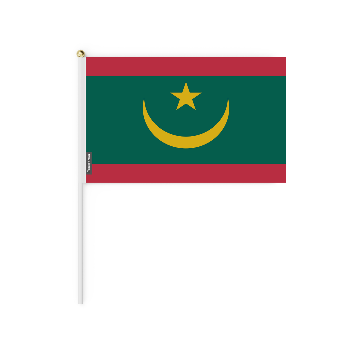 Lotes Mini Banderas de Mauritania en Varios Tamaños