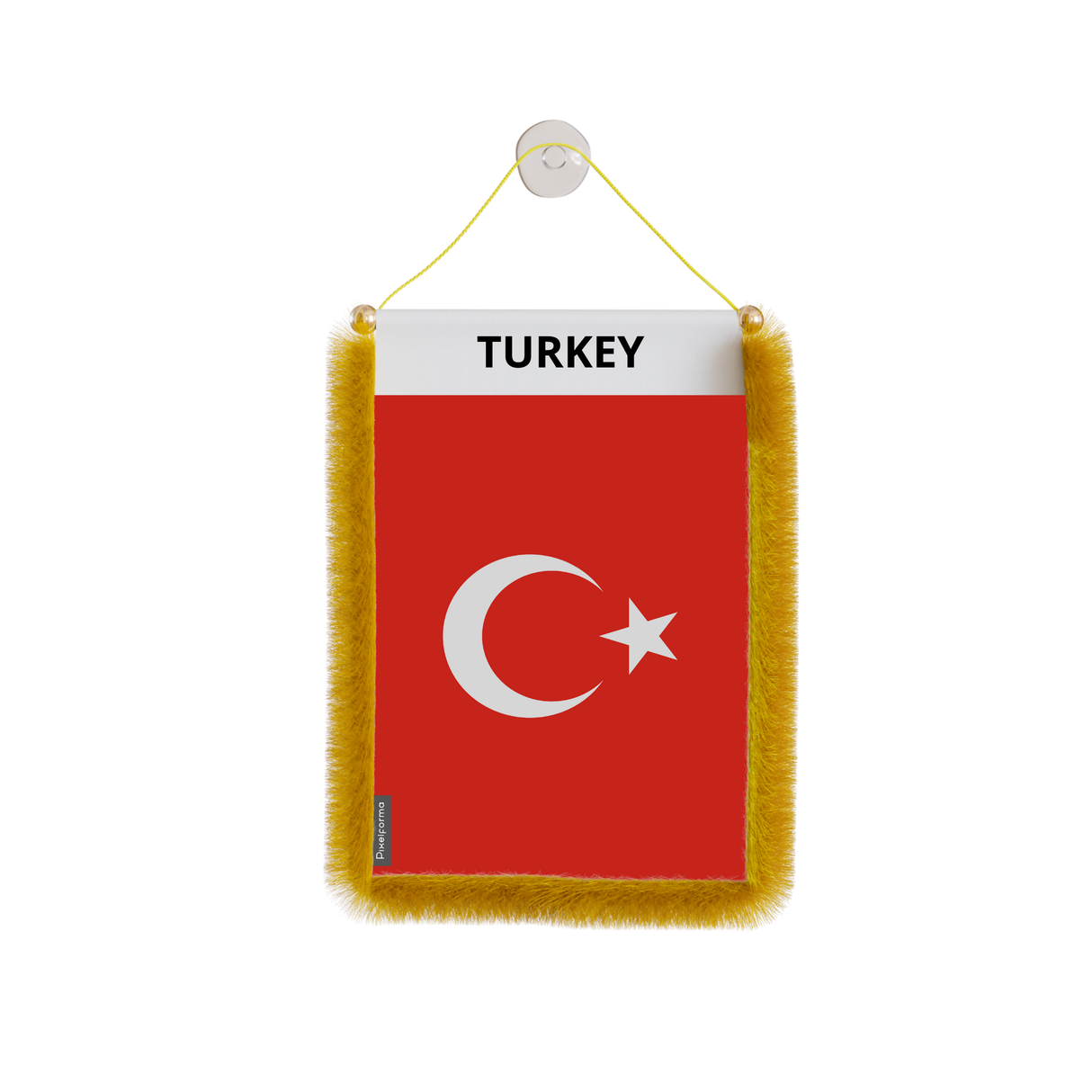 Banderín Coche Bandera Türkiye