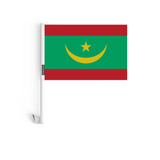 Bandera oficial de coche de Mauritania en poliéster