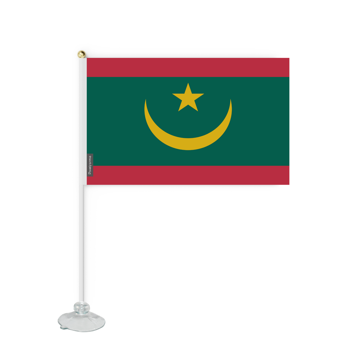 Mini drapeau ventouse Drapeau de la Mauritanie