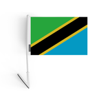 Drapeau adhésif de la Tanzanie