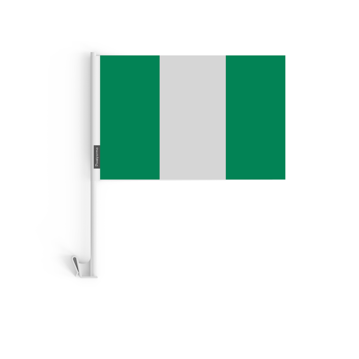 Drapeau voiture du Nigeria en polyester