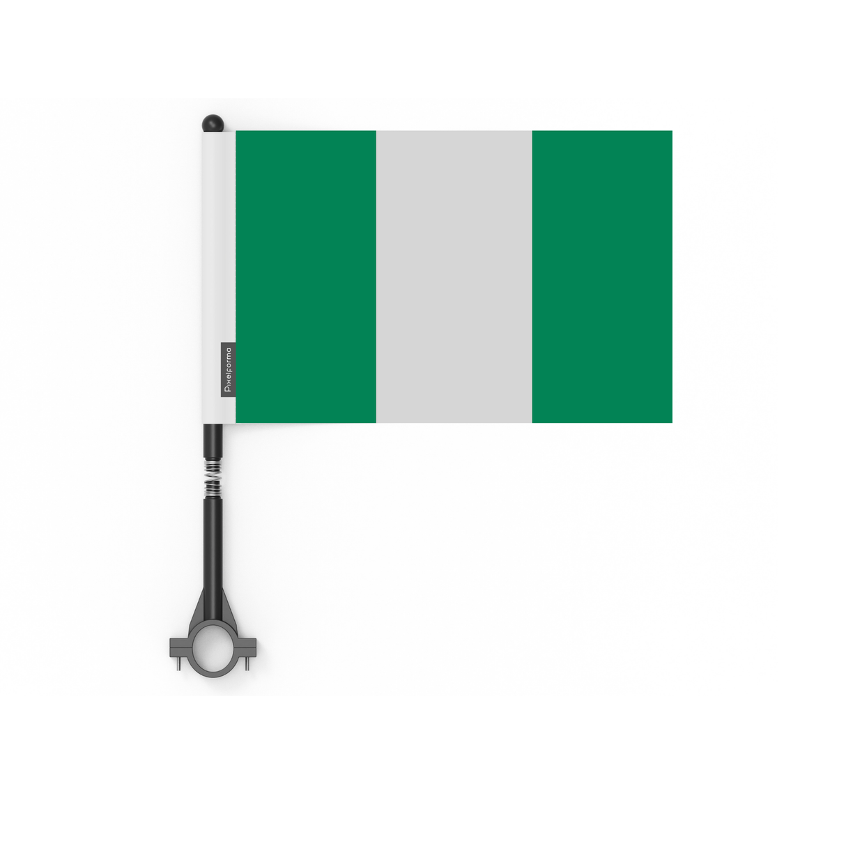 Drapeau de vélo du Nigeria en polyester