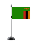 Zambia Table Flag 