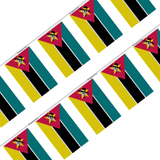 Guirlande Drapeau Mozambique en Polyester