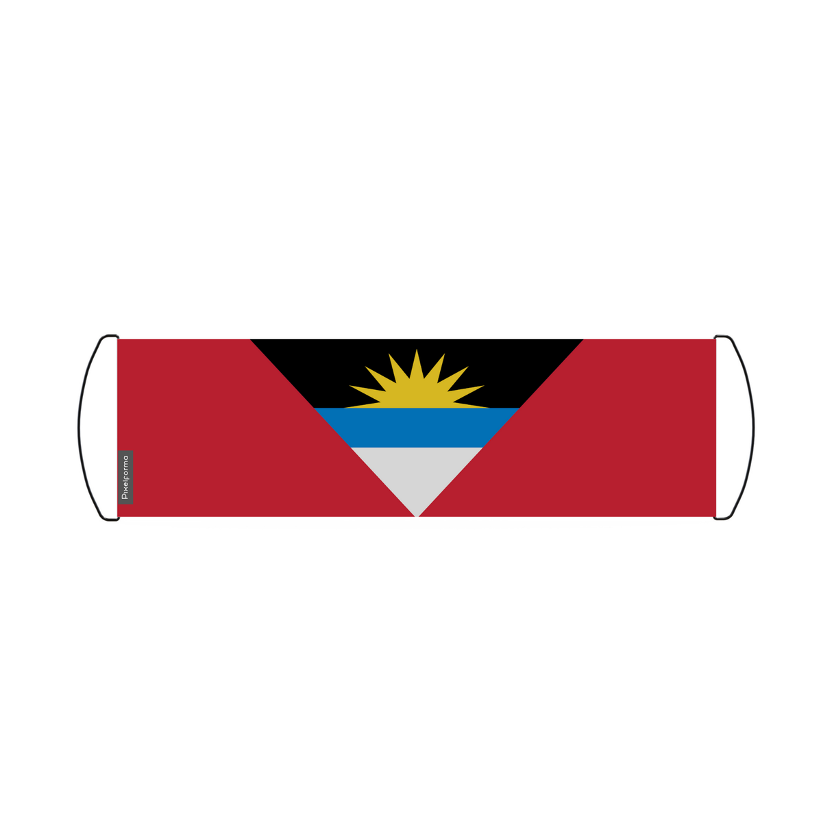 Banner de desplazamiento de bandera de Antigua y Barbuda