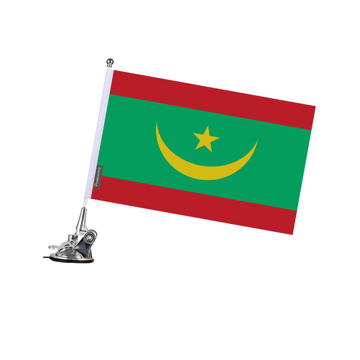 Ventosa Bandera de Mauritania Oficial