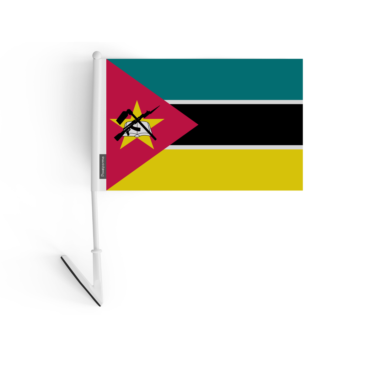 Drapeau adhésif du Mozambique