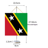 Fanion Table Drapeau Saint-Christophe-et-Niévès en Polyester