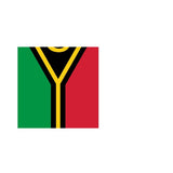 Fanion Table Drapeau Vanuatu en Polyester