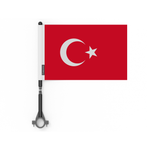 Drapeau de vélo de la Turquie en polyester