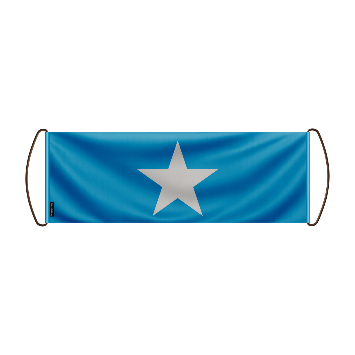 Scrolling Banner Flag of Somalia 