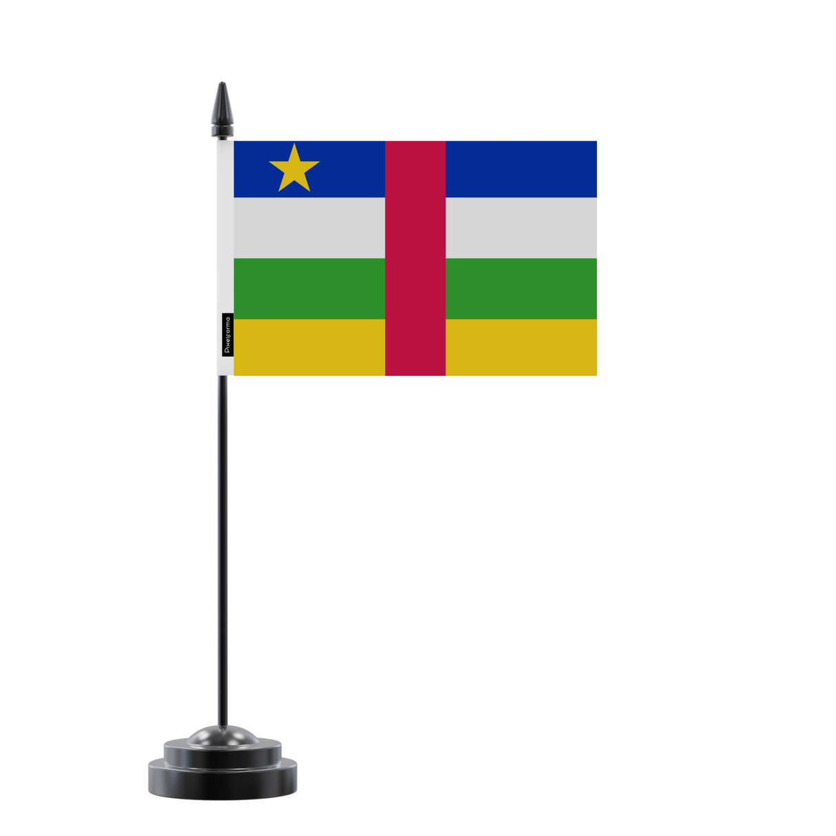 Drapeau de Table République centrafricaine en Polyester