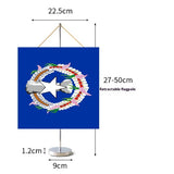 Fanion Table Drapeau de l'Îles Mariannes du Nord en Polyester