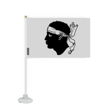 Mini suction cup flag Flag of Corsica