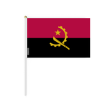 Mini Bandera de Angola en varios tamaños 100% poliéster