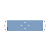 Banner de desplazamiento de bandera de los Estados Federados de Micronesia 