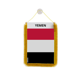 Bandera Del Coche Bandera De Yemen