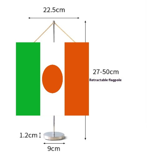Fanion Table Drapeau Niger en Polyester