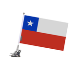 Chile Flag Suction Cup Pole