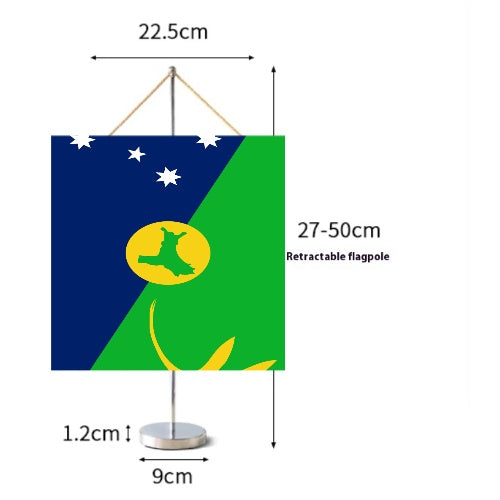 Fanion Table Drapeau Île Christmas en Polyester