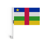 Drapeau voiture de la République centrafricaine en polyester