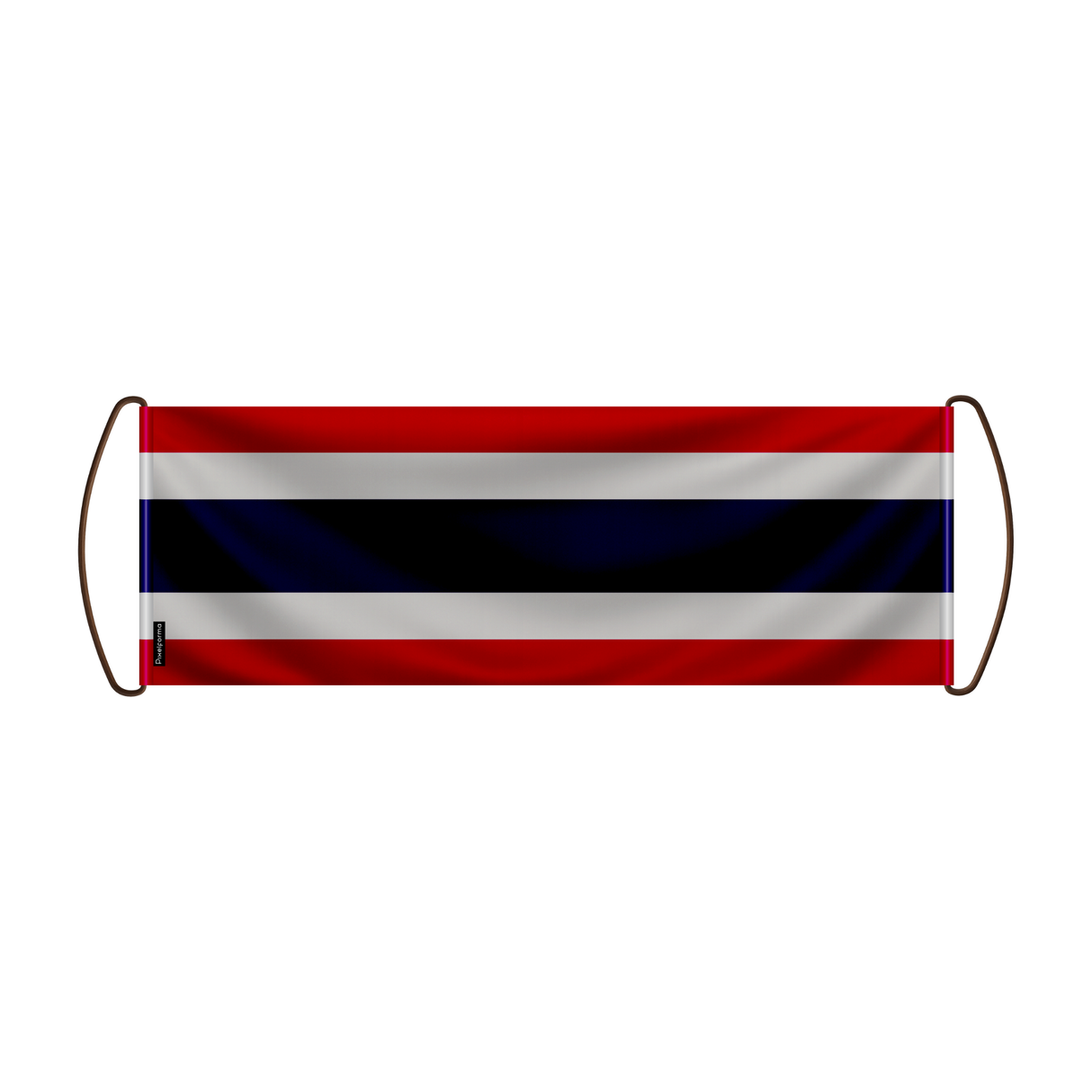 Thailand Flag Scroll Banner 