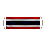 Thailand Flag Scroll Banner 