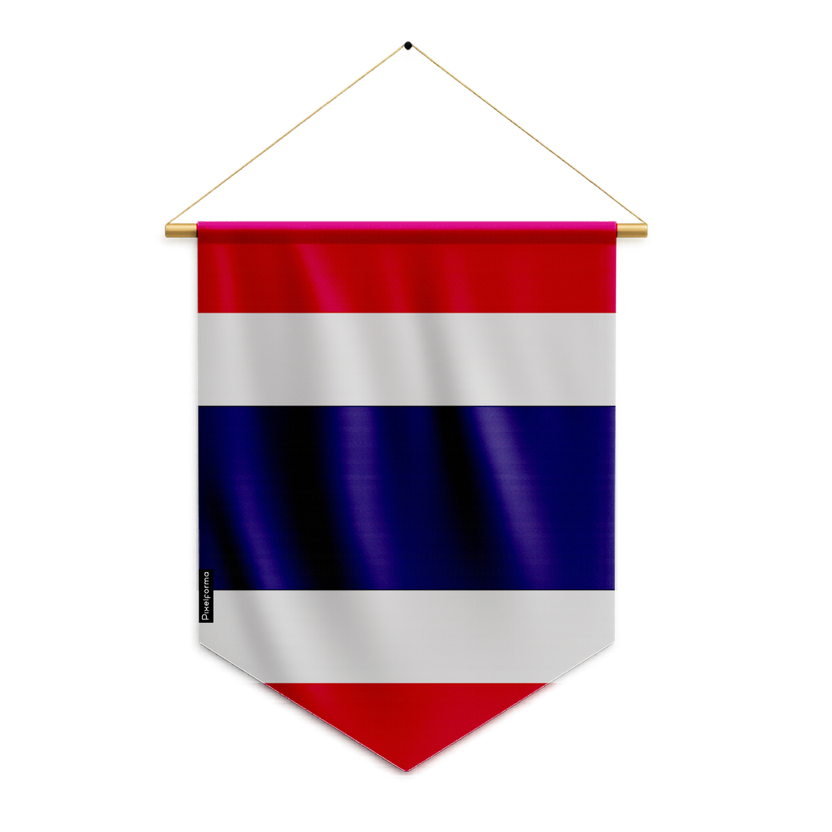 Banderín bandera de Tailandia para colgar en poliéster