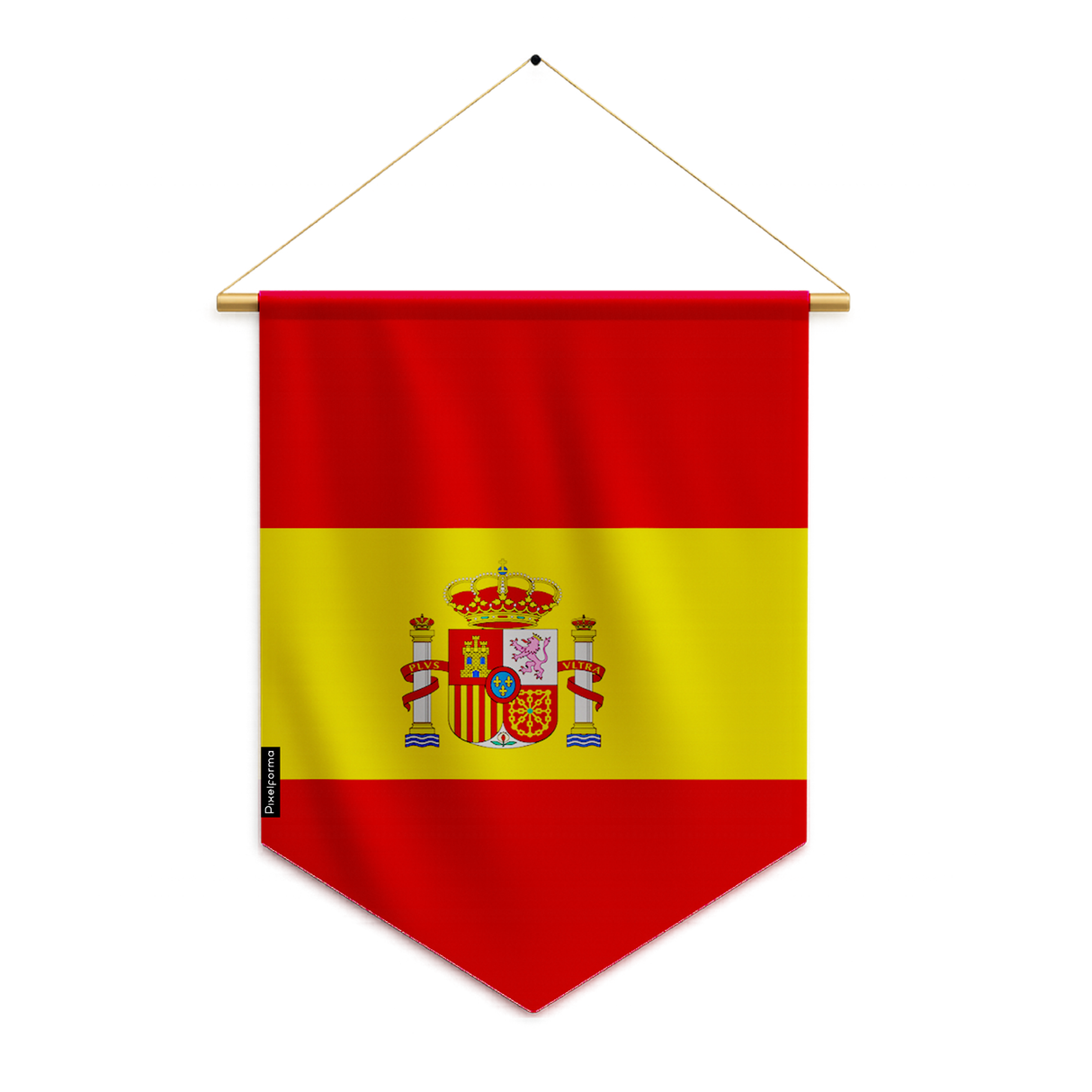 Banderín Bandera de España para colgar en poliéster