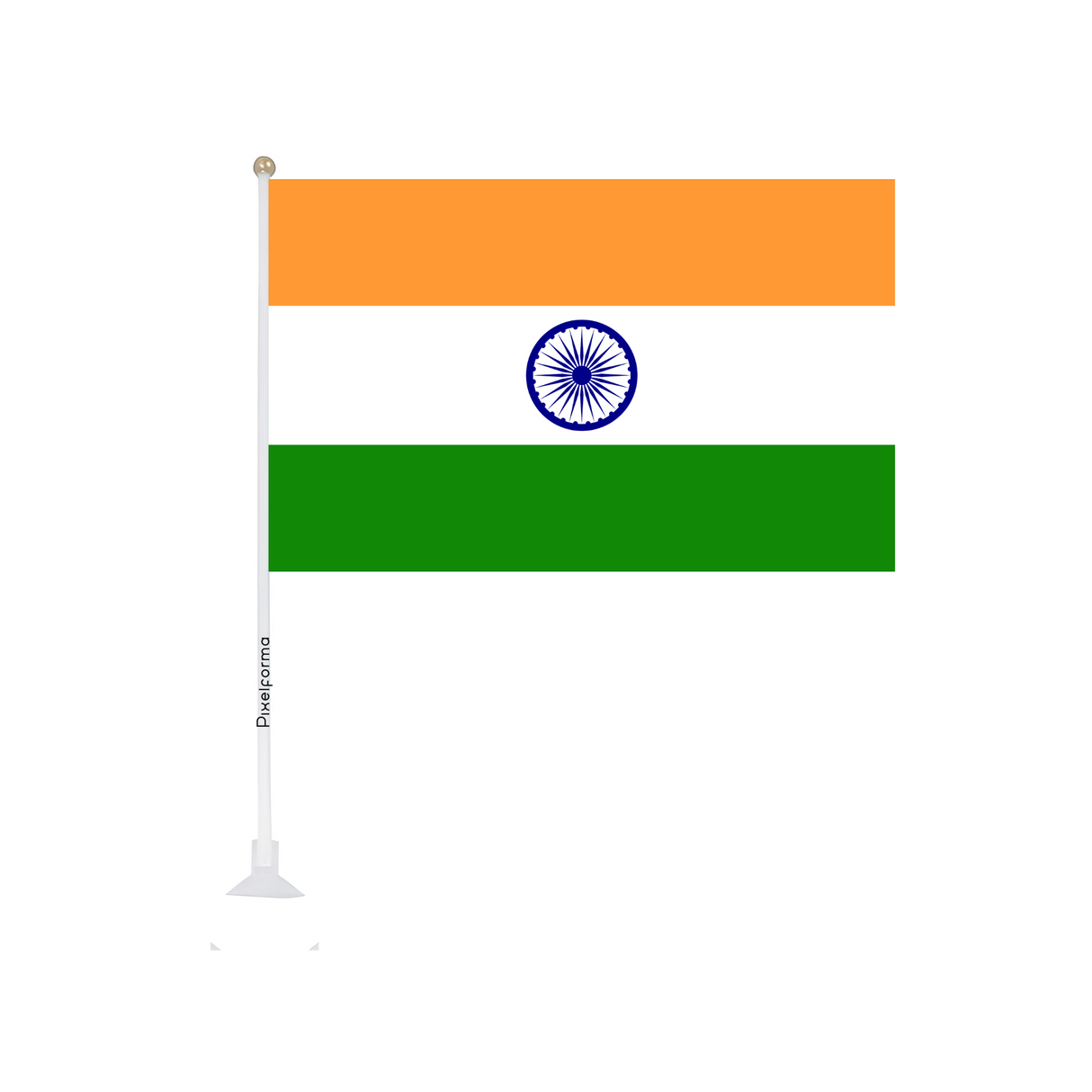 Mini flag suction cup Flag of India