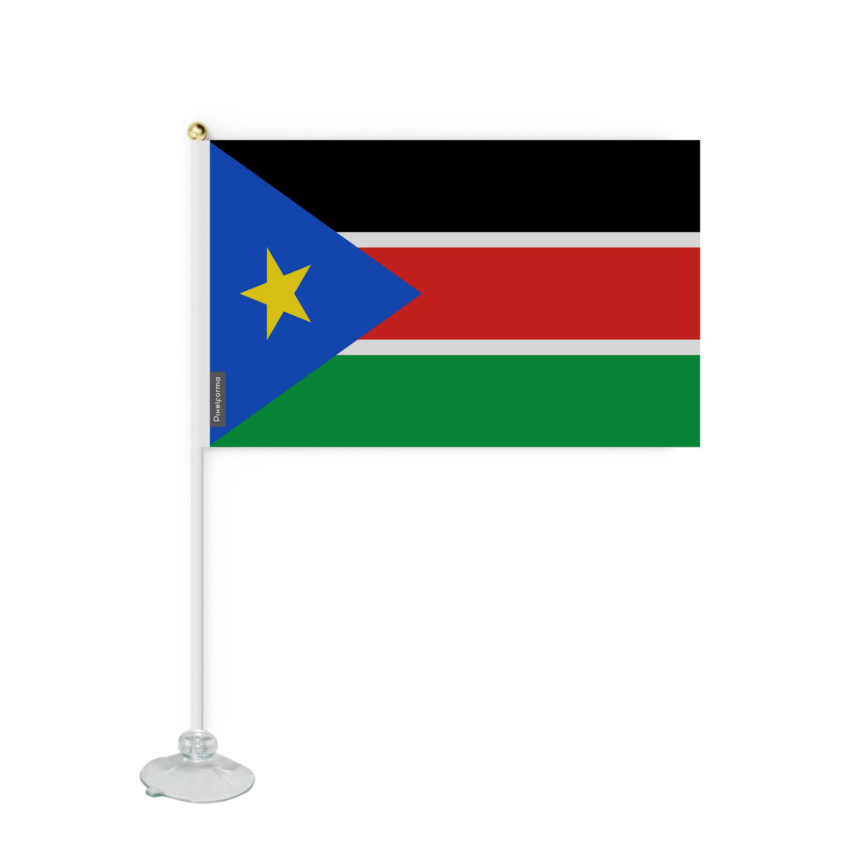 Mini Flag Suction Cup Flag of South Sudan