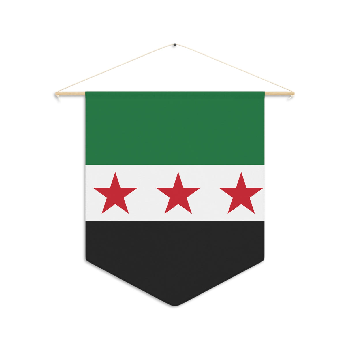 Fanion Drapeau de la Syrie en Polyester