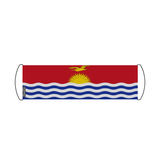 Banner de desplazamiento de bandera de Kiribati 