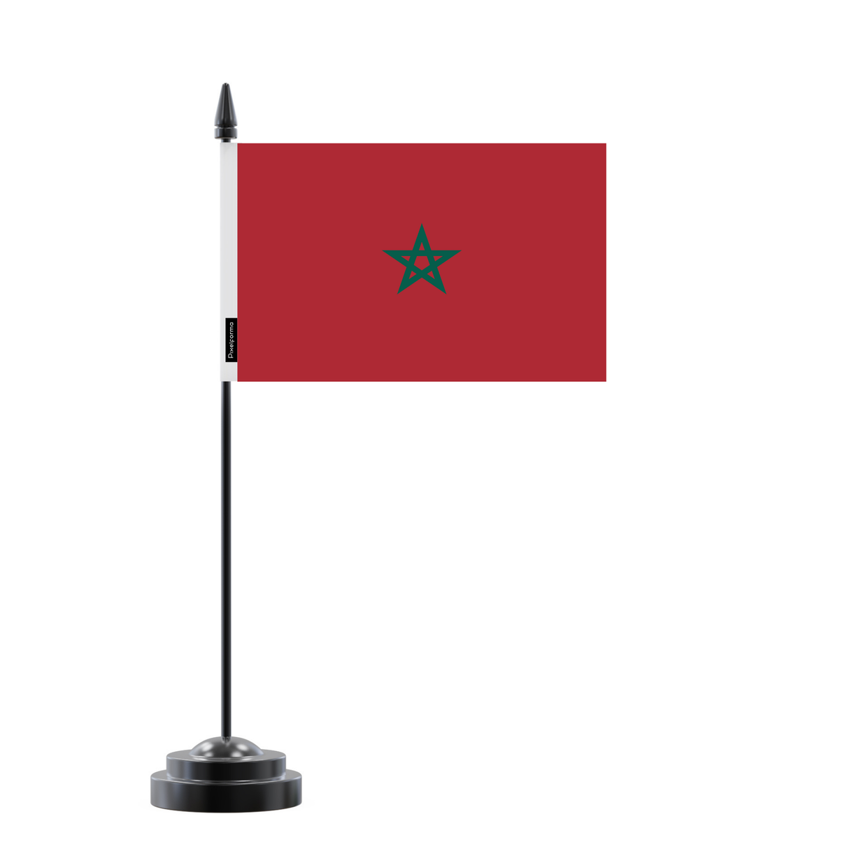 Drapeau de Table Maroc en Polyester