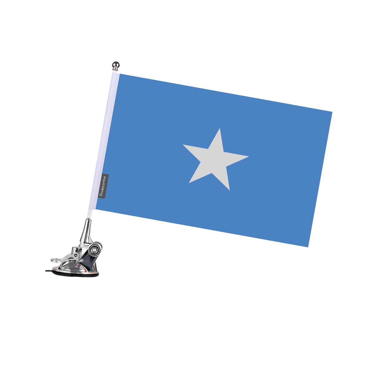 Poste de ventosa con bandera de Somalia