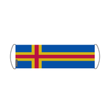 Banner de desplazamiento de la bandera de Åland 