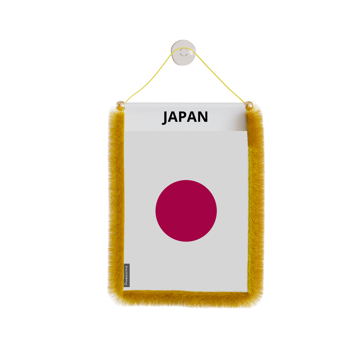 Banderín de coche con bandera de Japón