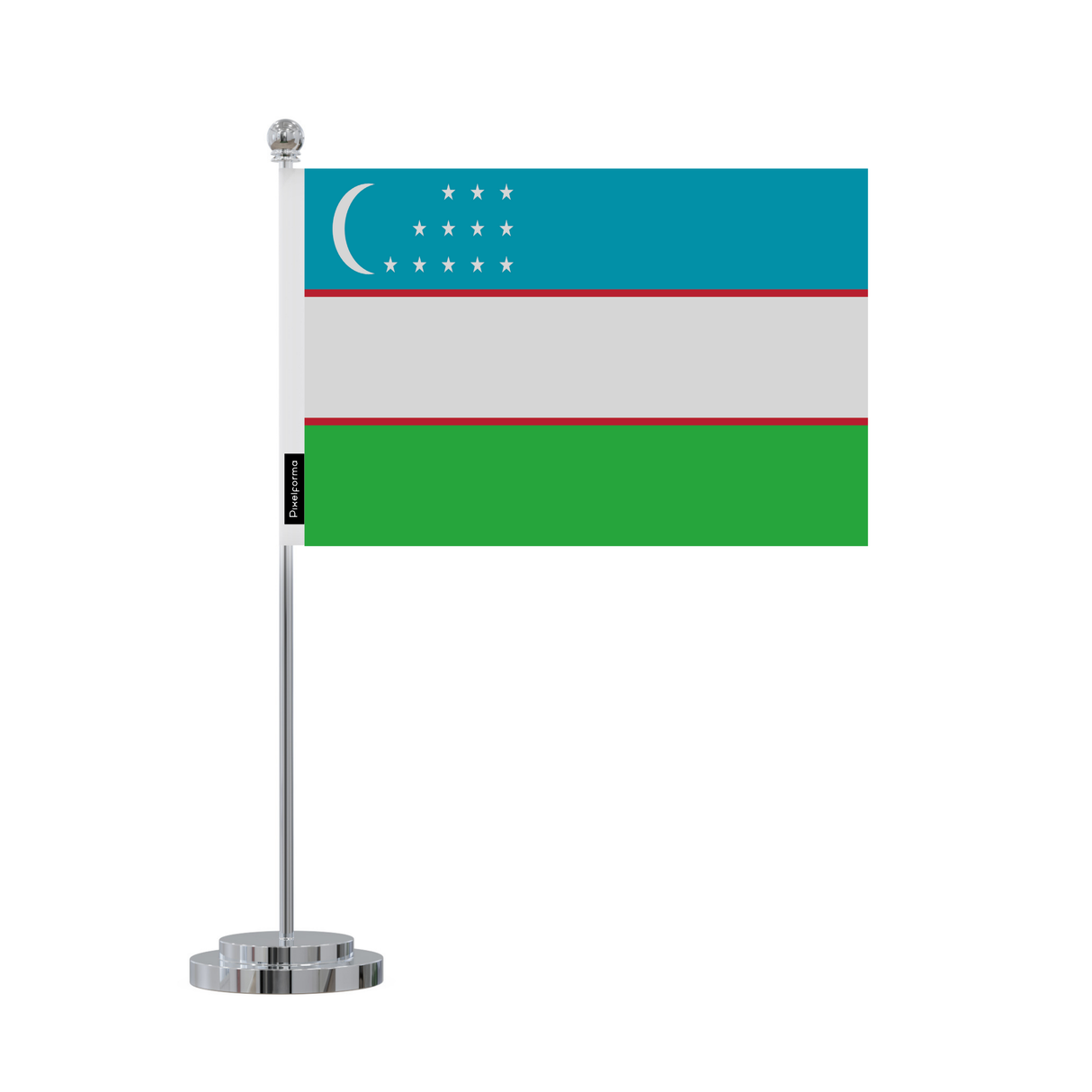 Drapeau bureau de l'Ouzbékistan