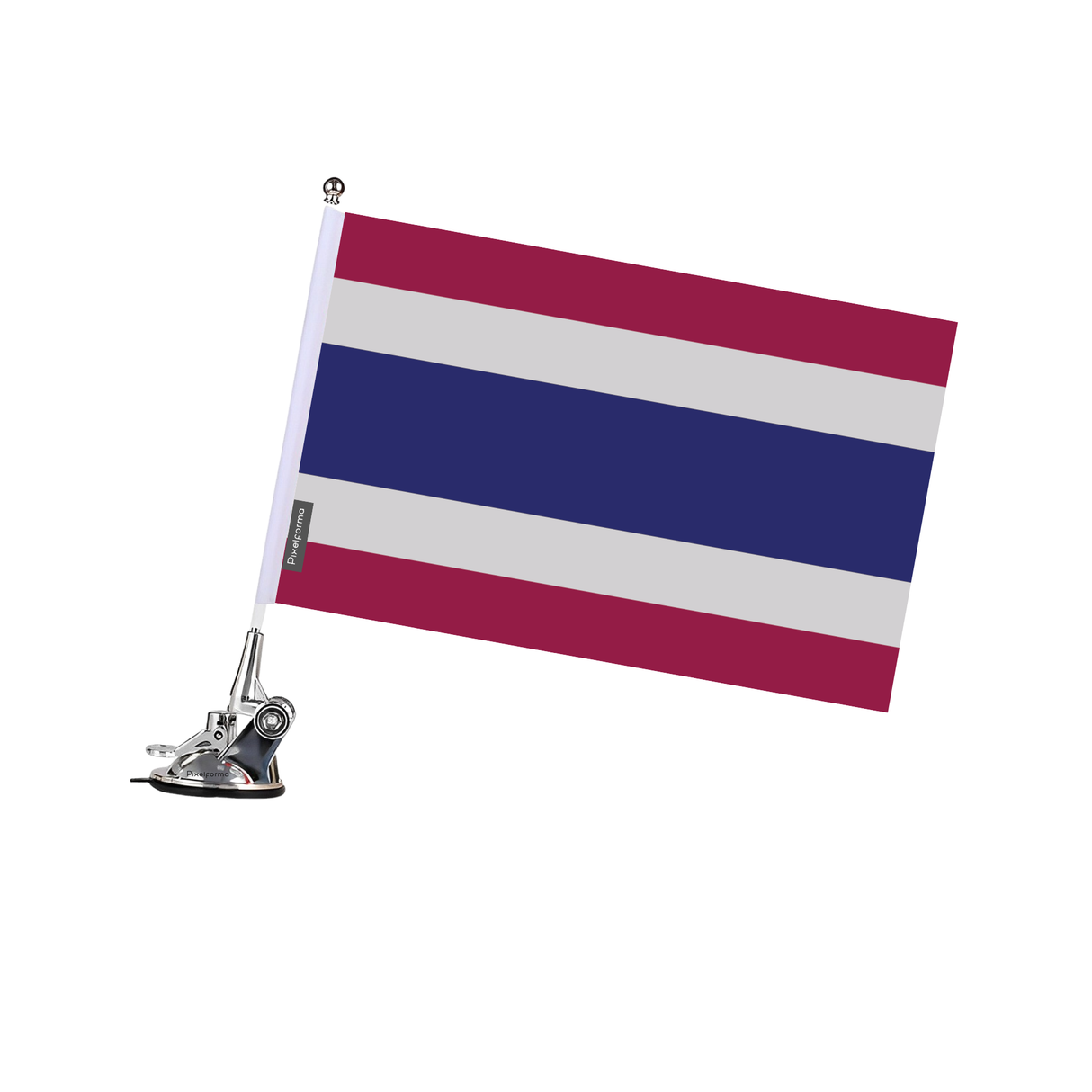 Thailand Flag Suction Cup Pole