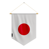 Banderín de bandera japonesa para colgar en poliéster