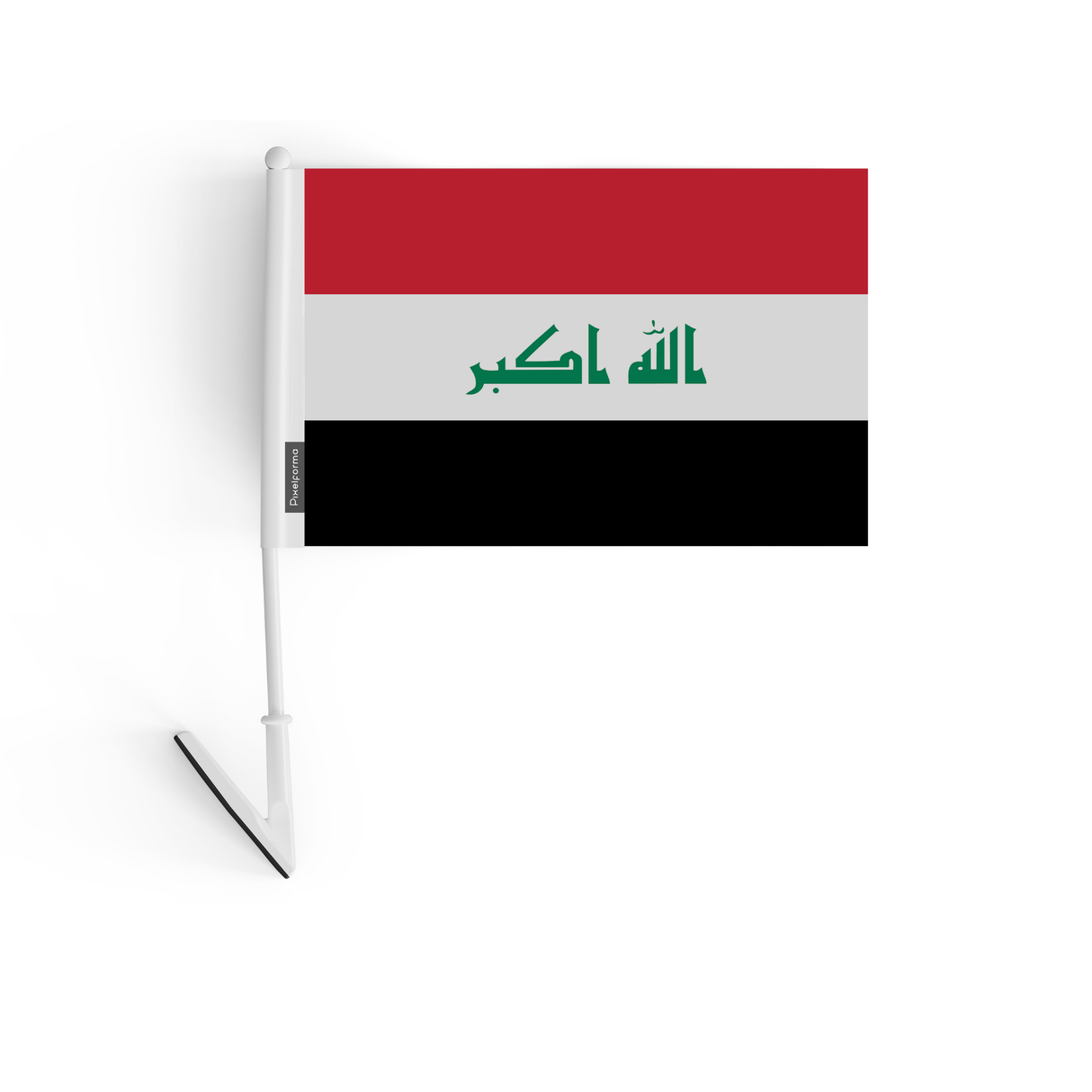 Drapeau adhésif de l'Irak