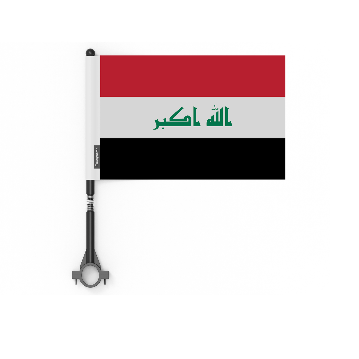 Drapeau de vélo de l'Irak en polyester