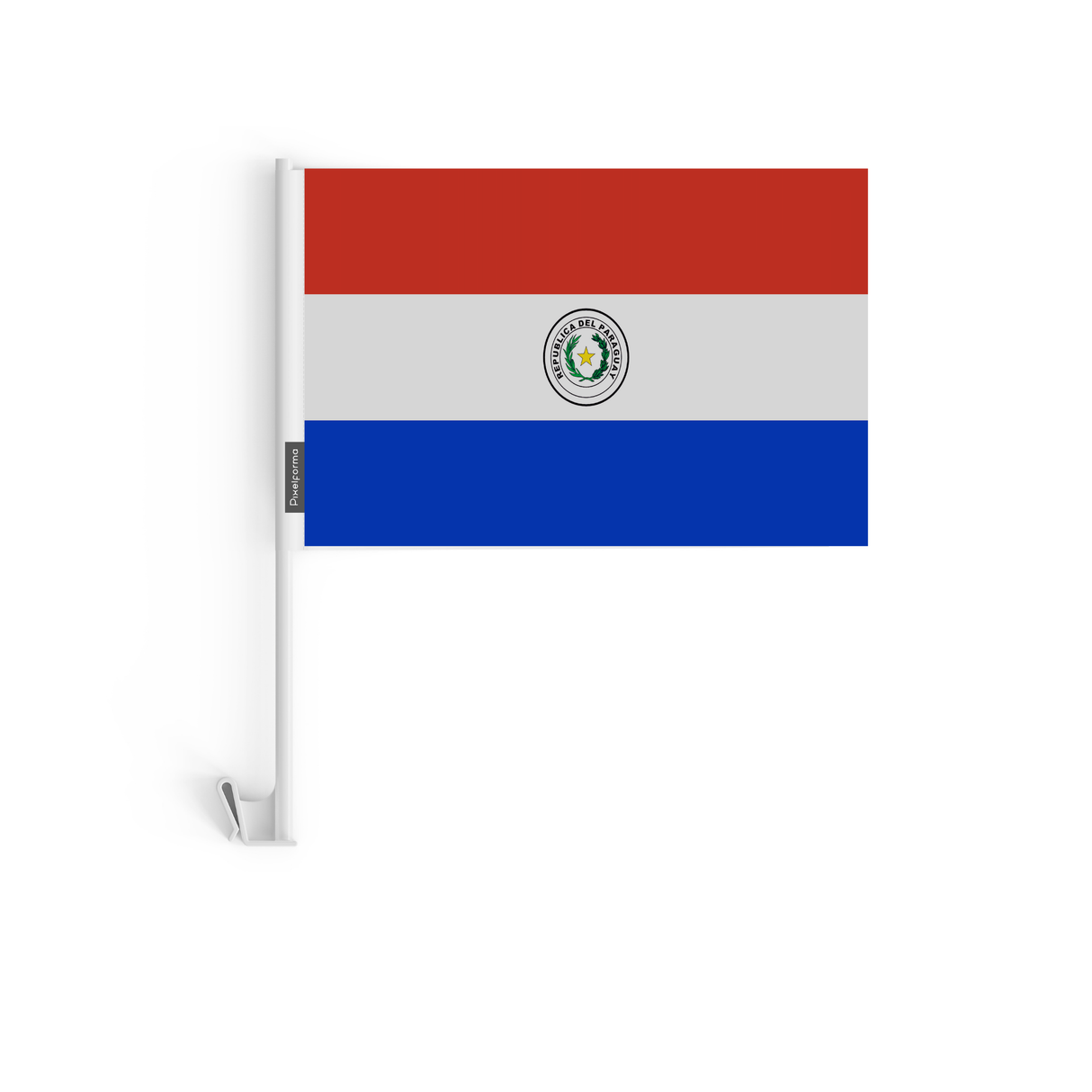 Drapeau voiture du Paraguay en polyester