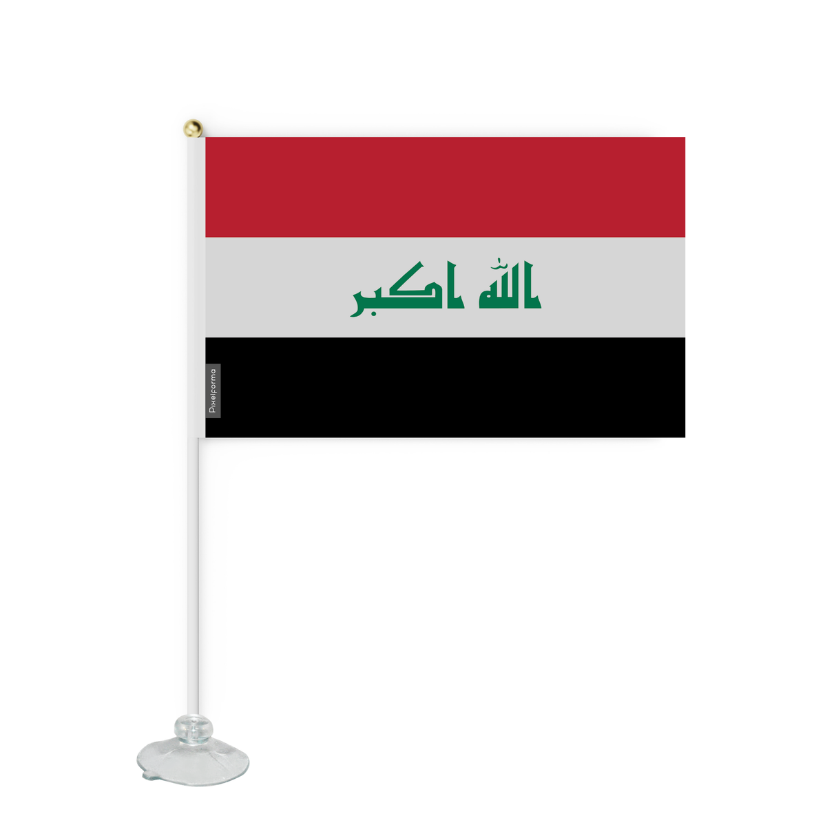 Mini flag suction cup Flag of Iraq