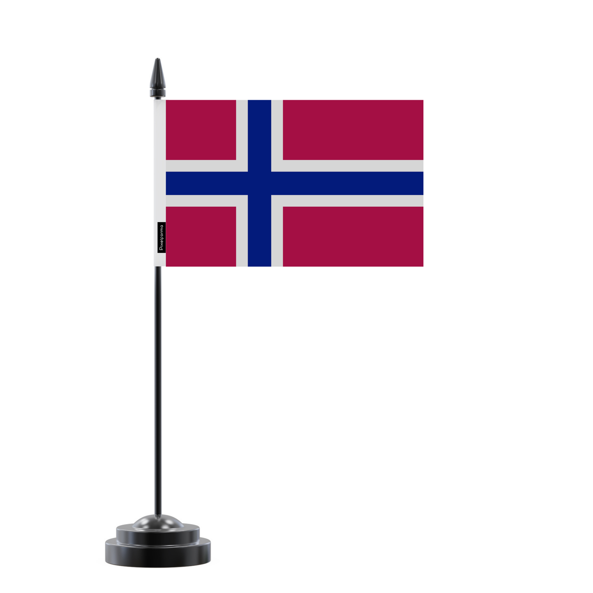 Drapeau de Table Norvège en Polyester