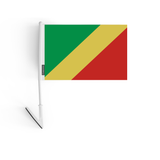 Drapeau adhésif de la république du Congo