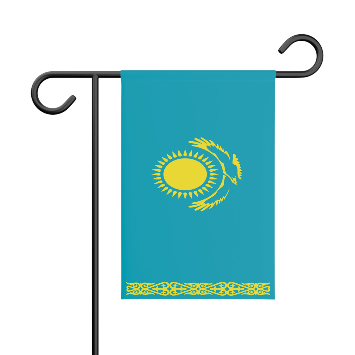 Official Kazakhstan Garden Flag 100% Polyester Double-Sided Printing