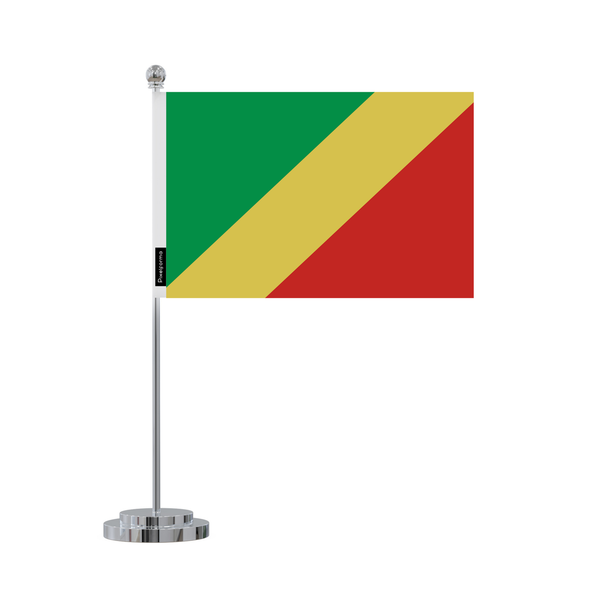 Drapeau bureau de la république du Congo