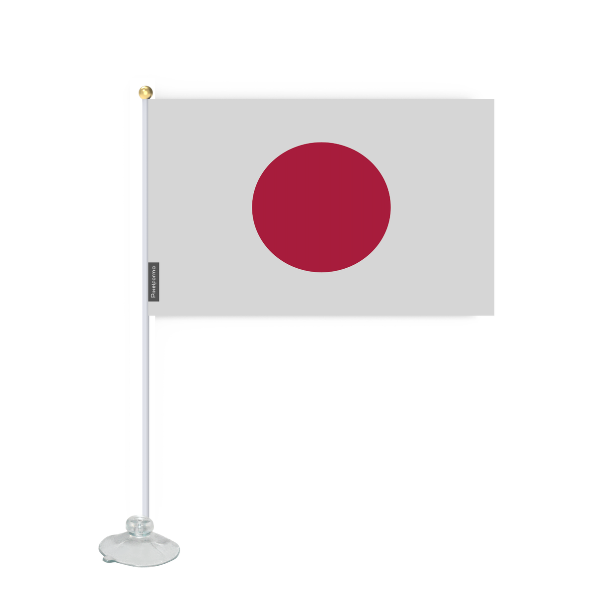 Mini flag suction cup Flag of Japan